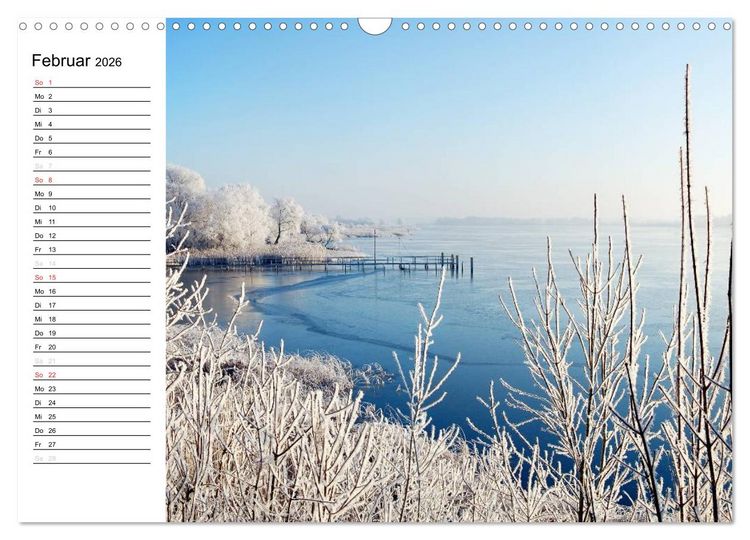 Produktbild: Vier Jahreszeiten im Land Brandenburg (Wandkalender 2026 DIN A3 quer), CALVENDO Monatskalender