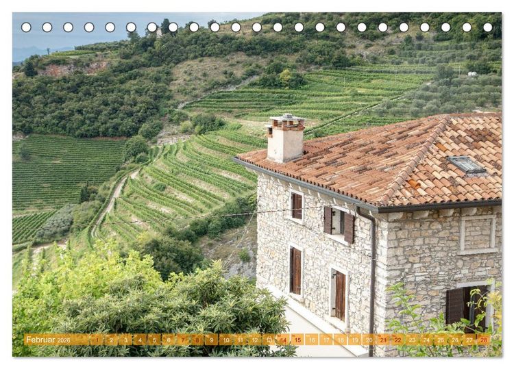 Produktbild: Valpolicella (Tischkalender 2026 DIN A5 quer), CALVENDO Monatskalender