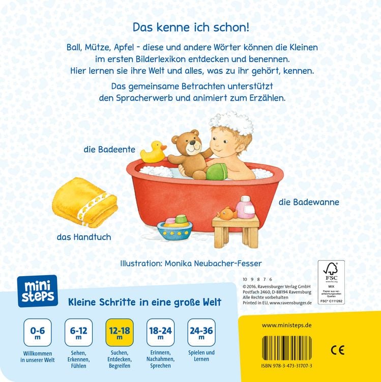 Produktbild: Ministeps: Mein allererstes Bilderlexikon