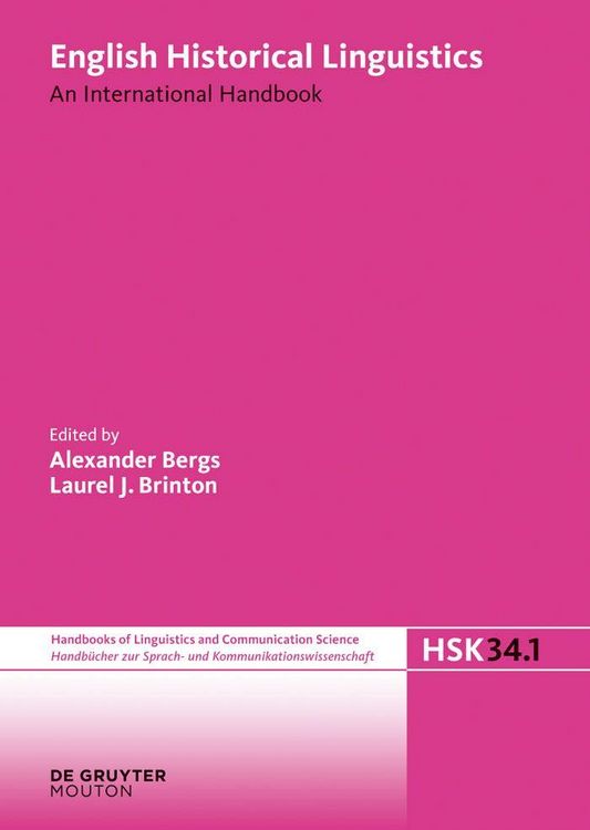 Produktbild: English Historical Linguistics. Volume 1