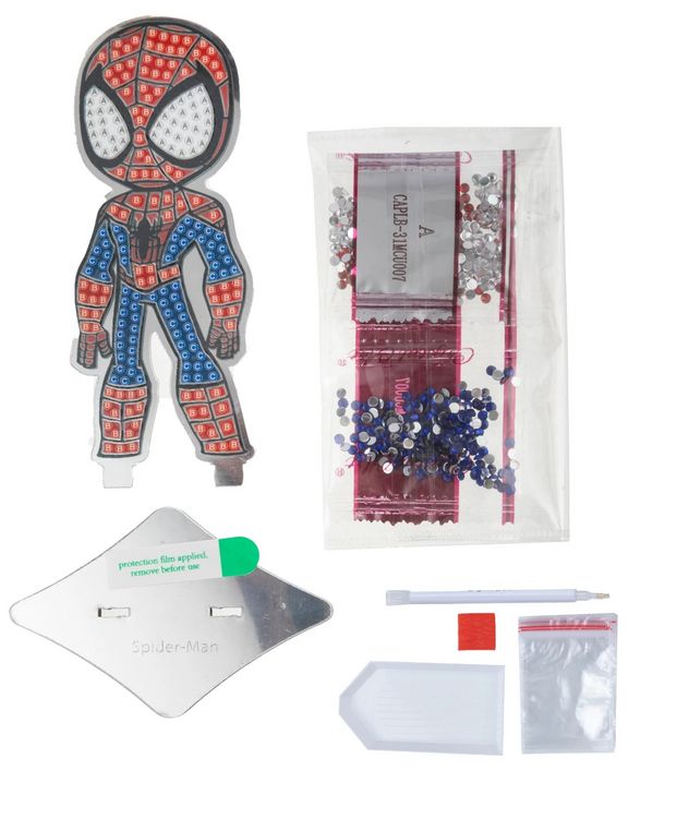 Produktbild: Craft Buddy CAPLB-31MCU007 - Crystal Art Mirror Buddies, Marvel, Spidey Amazing Friends, Diamond Painting