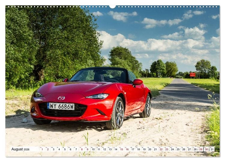 Produktbild: Ich liebe Miata (Wandkalender 2026 DIN A2 quer), CALVENDO Monatskalender