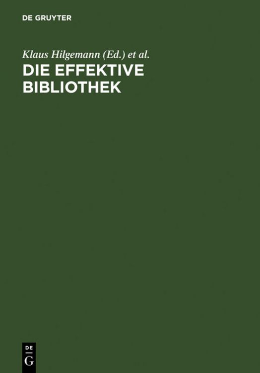 Produktbild: Die effektive Bibliothek