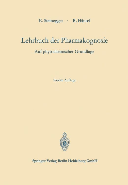 Produktbild: Lehrbuch der Pharmakognosie