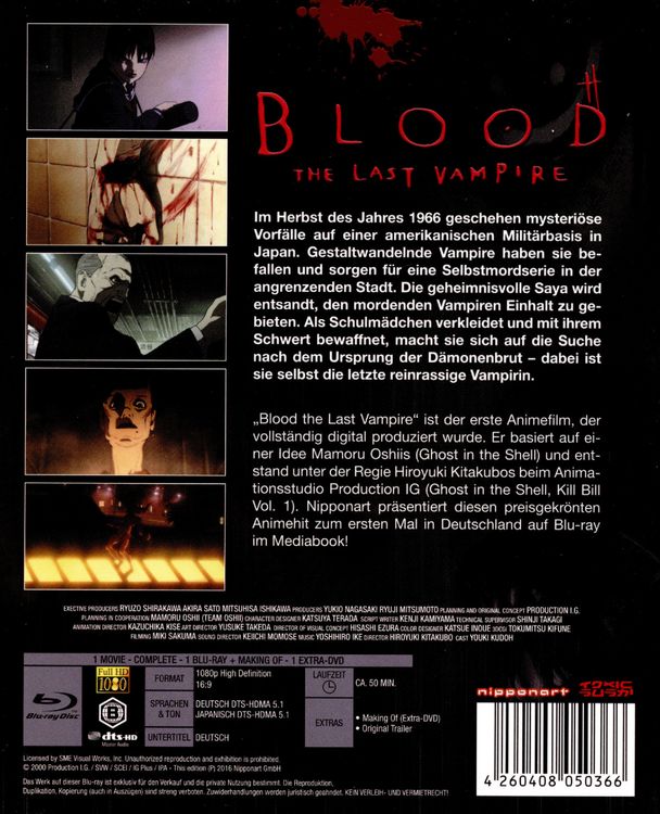 Produktbild: Blood - The Last Vampire