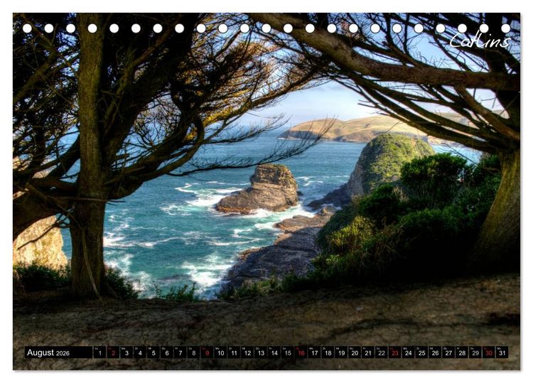 Produktbild: Neuseeland (Tischkalender 2026 DIN A5 quer), CALVENDO Monatskalender