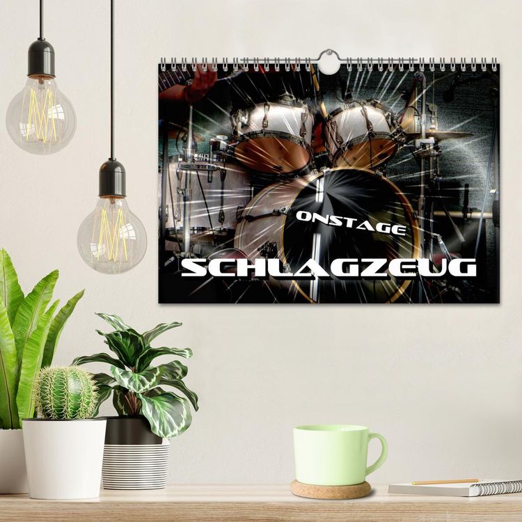 Produktbild: Schlagzeug onstage (Wandkalender 2026 DIN A4 quer), CALVENDO Monatskalender