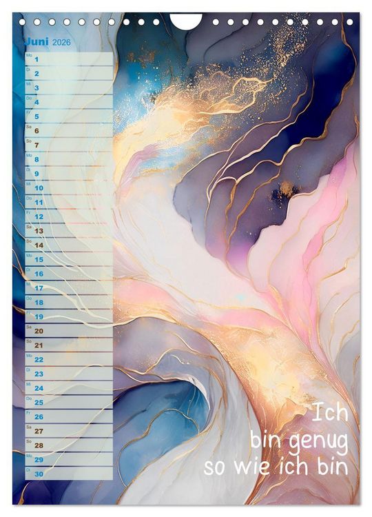 Produktbild: Der feminine Affirmationskalender (Wandkalender 2026 DIN A4 hoch), CALVENDO Monatskalender