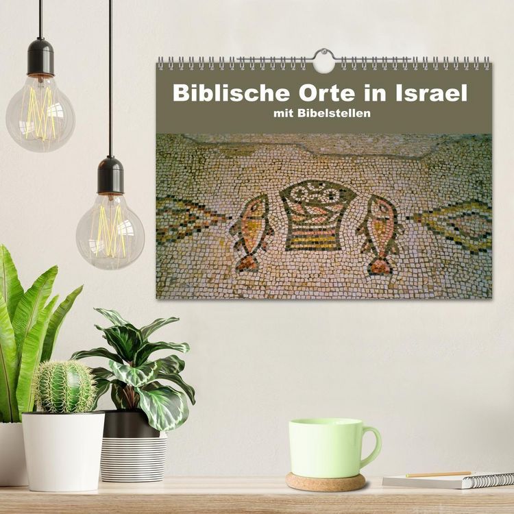 Produktbild: Biblische Orte in Israel mit Bibelstellen (Wandkalender 2027 DIN A4 quer), CALVENDO Monatskalender