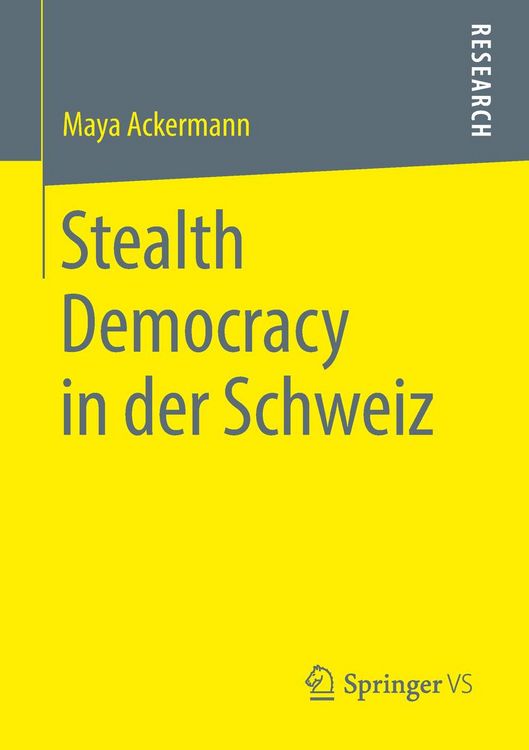 Produktbild: Stealth Democracy in der Schweiz