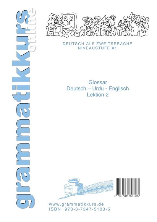 Produktbild: W&ouml;rterbuch Deutsch - Urdu- Englisch A1 Lektion 2