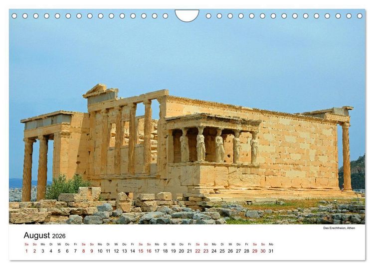 Produktbild: Reise nach Athen (Wandkalender 2026 DIN A4 quer), CALVENDO Monatskalender