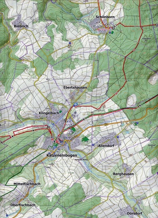 Produktbild: Hintertaunus West 1 : 25 000, Blatt 43-556