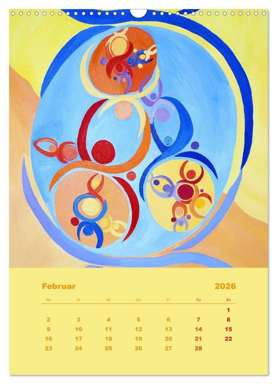 Produktbild: Licht ist bunt - Malerei in Acryl und Aqua &Ouml;l (Wandkalender 2026 DIN A3 hoch), CALVENDO Monatskalender