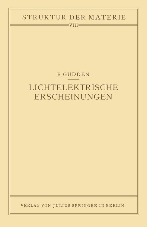 Produktbild: Lichtelektrische Erscheinungen