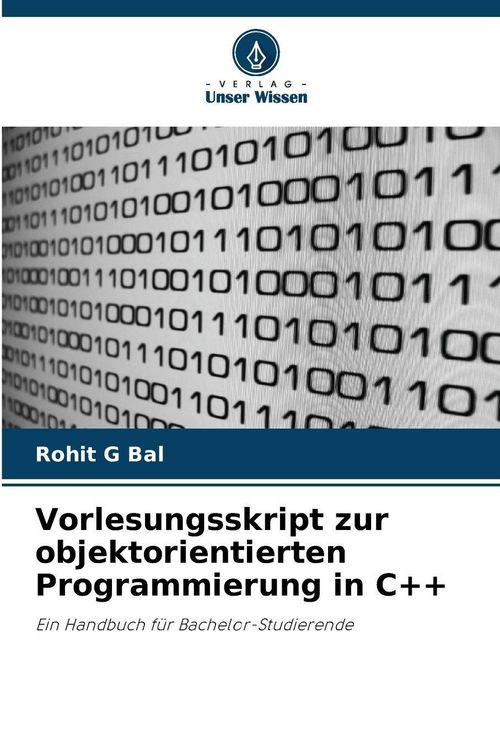 Produktbild: Vorlesungsskript zur objektorientierten Programmierung in C++