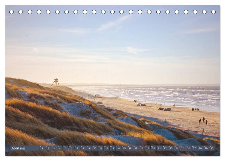 Produktbild: Jutland - D&auml;nemarks Nordseek&uuml;ste (Tischkalender 2026 DIN A5 quer), CALVENDO Monatskalender