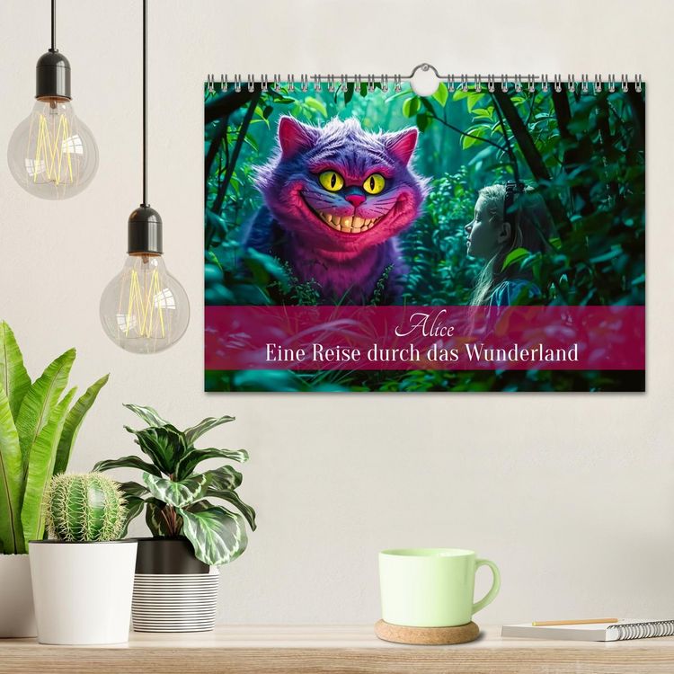 Produktbild: Alice &ndash; Eine Reise durch das Wunderland (Wandkalender 2027 DIN A4 quer), CALVENDO Monatskalender