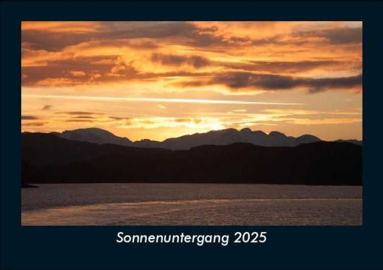 Produktbild: Sonnenuntergang 2025 Fotokalender DIN A5