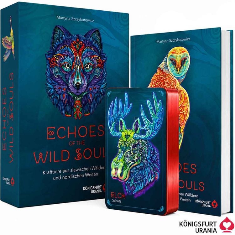 Produktbild: Echoes of the Wild Souls - Krafttiere aus den slawischen W&auml;ldern und nordischen Weiten (Orakelkarten - Krafttierkarten)