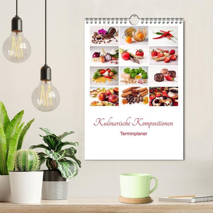Produktbild: Kulinarische Kompositionen - Terminplaner (Wandkalender 2026 DIN A4 hoch), CALVENDO Monatskalender