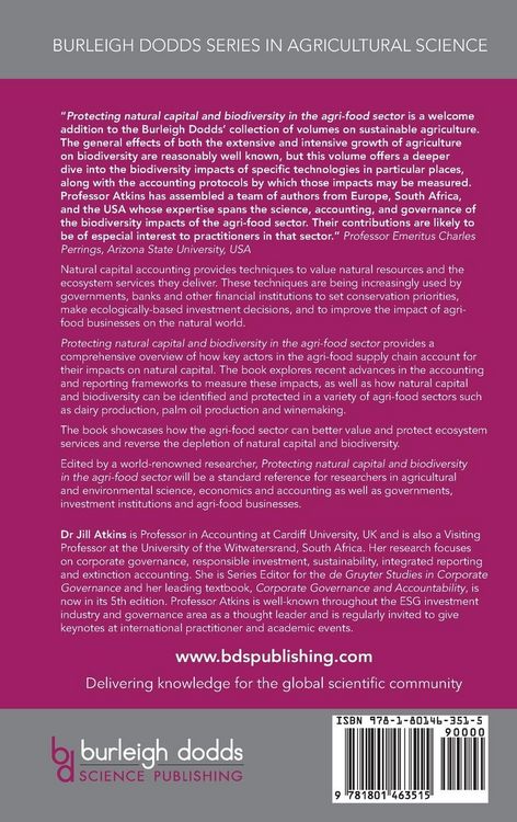 Produktbild: Protecting natural capital and biodiversity in the agri-food sector