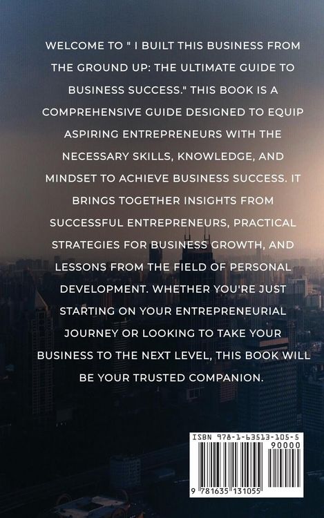 Produktbild: I Built This Business From The Ground Up