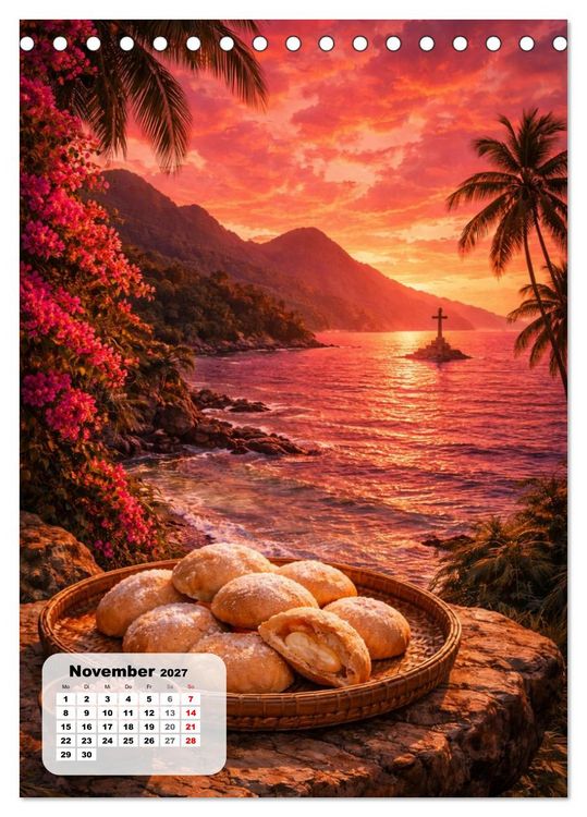 Produktbild: Philippinen - Eine Schlemmerreise durch die Perle des Orients (Tischkalender 2027 DIN A5 hoch), CALVENDO Monatskalender