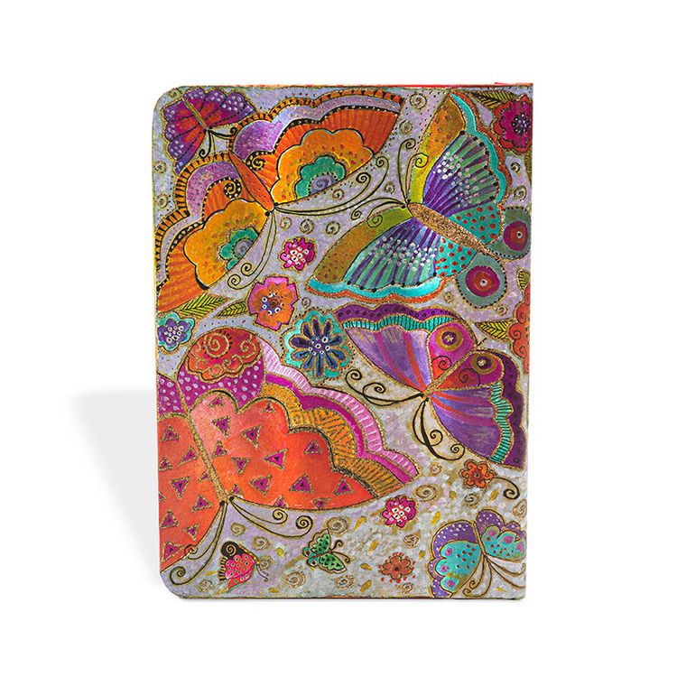Produktbild: Hardcover Notizbuch Schmetterlinge, Midi, Liniert