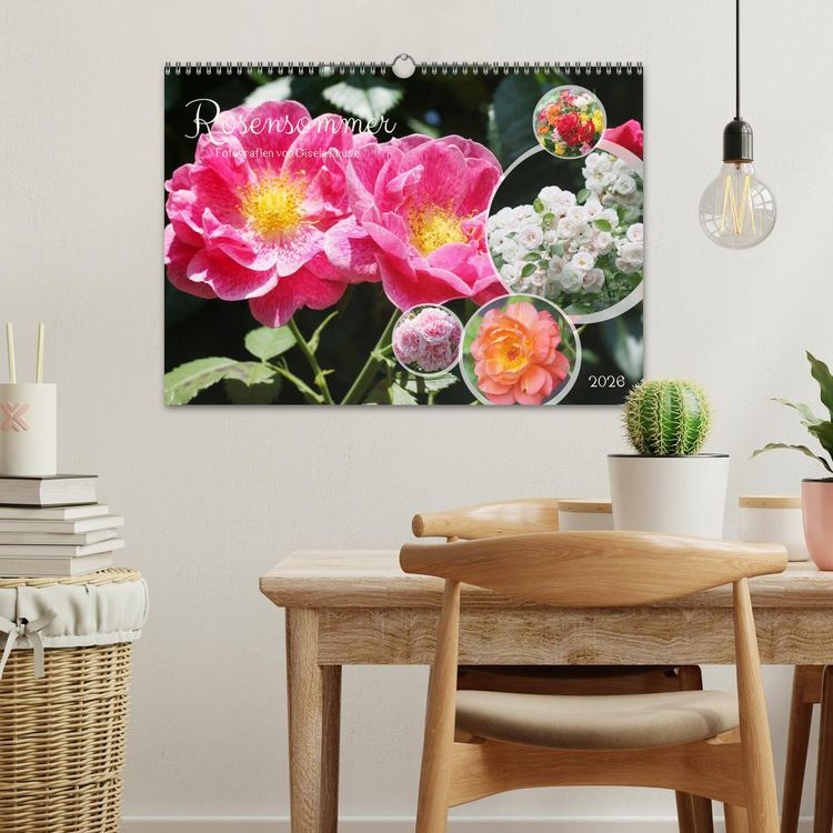Produktbild: Rosensommer (Wandkalender 2026 DIN A3 quer), CALVENDO Monatskalender