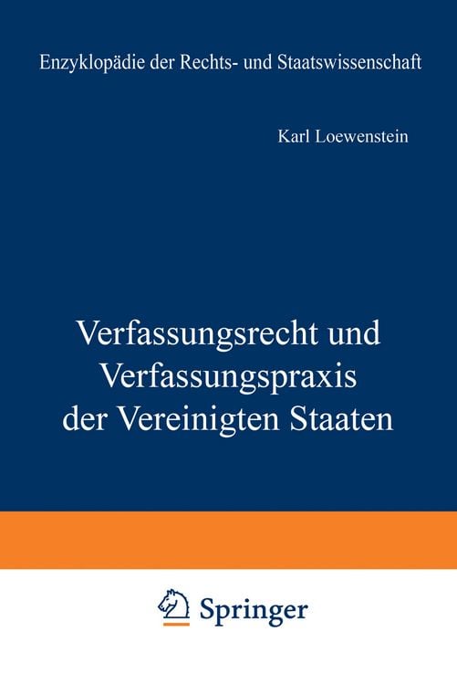 Produktbild: Verfassungsrecht und Verfassungspraxis der Vereinigten Staaten