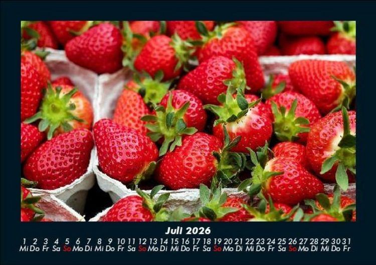 Produktbild: Obstkalender 2026 Fotokalender DIN A5