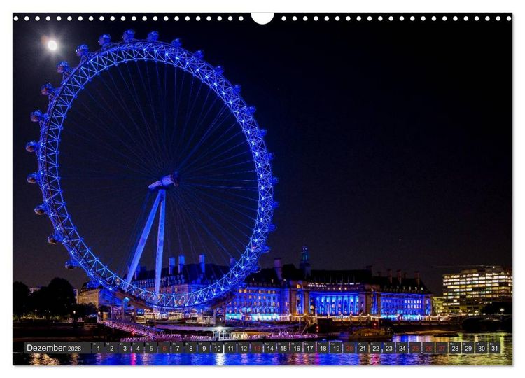 Produktbild: London Light (Wandkalender 2026 DIN A3 quer), CALVENDO Monatskalender