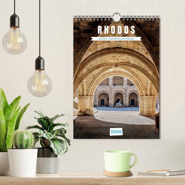 Produktbild: Rhodos und Symi, Insel der Schwammtaucher (Wandkalender 2026 DIN A4 hoch), CALVENDO Monatskalender