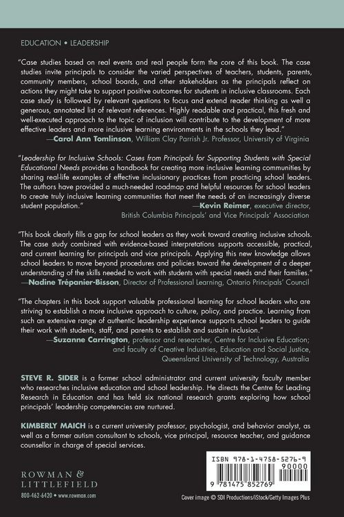 Produktbild: Leadership for Inclusive Schools