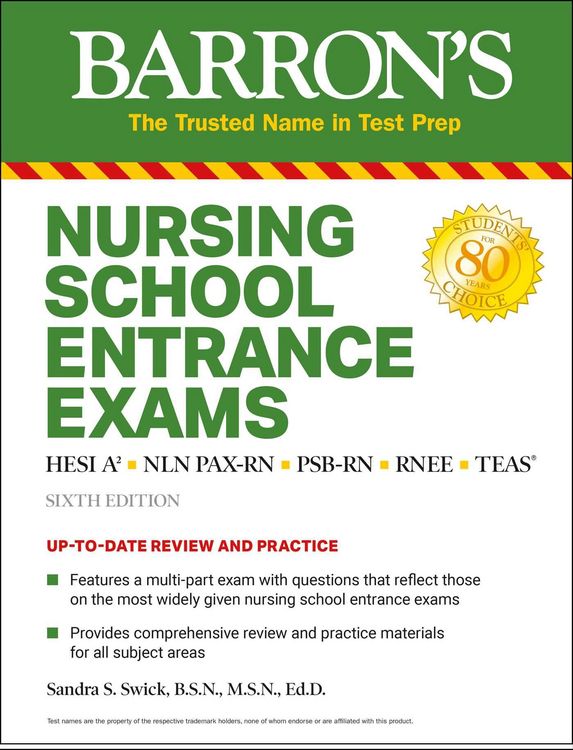 Produktbild: Nursing School Entrance Exams