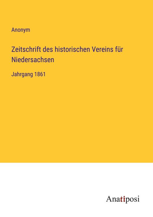 Produktbild: Zeitschrift des historischen Vereins f&uuml;r Niedersachsen