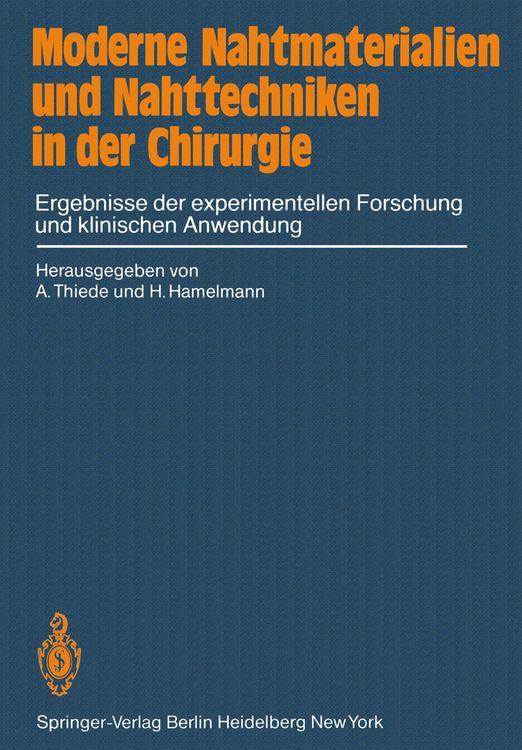 Produktbild: Moderne Nahtmaterialien und Nahttechniken in der Chirurgie