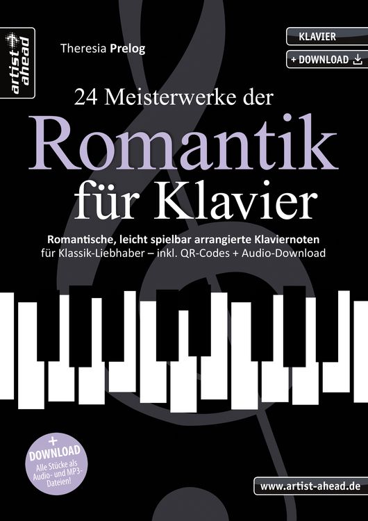 Produktbild: 24 Meisterwerke der Romantik f&uuml;r Klavier