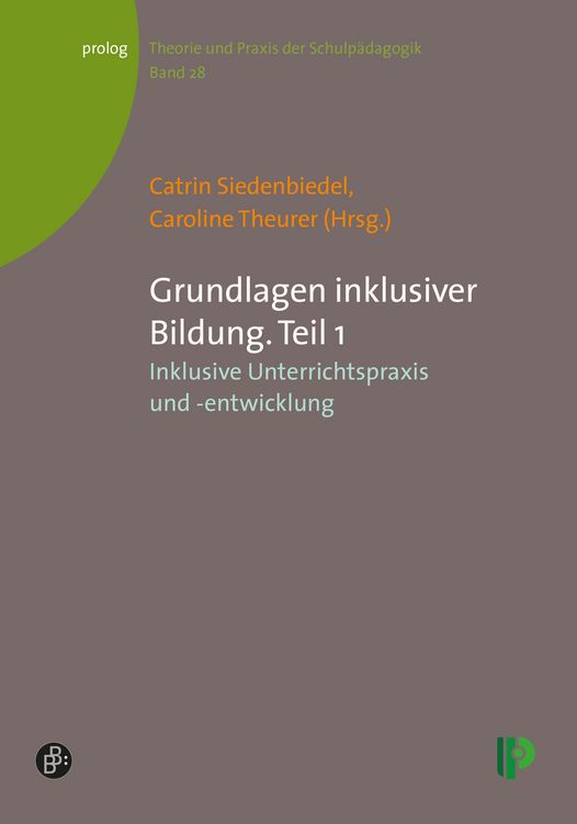 Produktbild: Grundlagen inklusiver Bildung. Teil 1