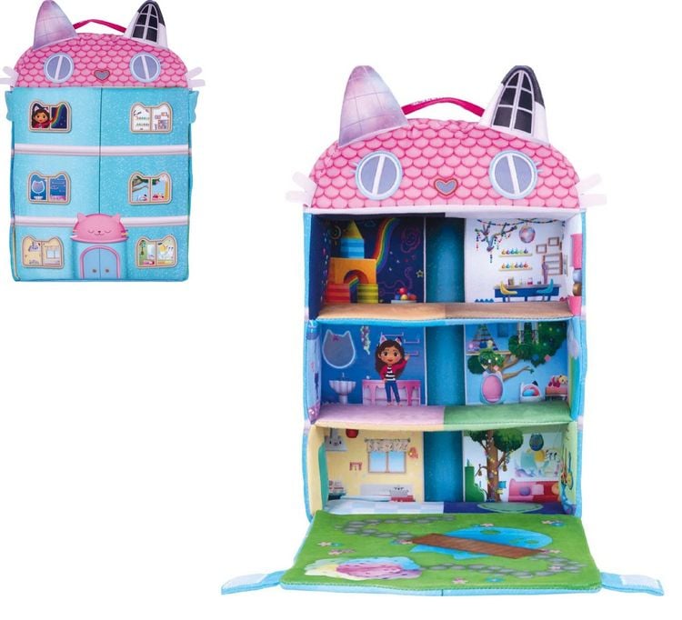 Bild vom Artikel Schmidt Spiele 42804 - Gabbys Dollhouse, Puppenhaus mit 3 Figuren und Lift, 41 cm, Spielset, Plüsch vom Autor 