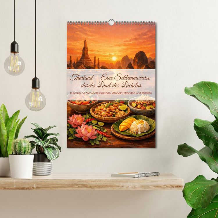 Produktbild: Thailand &ndash; Eine Schlemmerreise durchs Land des L&auml;chelns (Wandkalender 2027 DIN A3 hoch), CALVENDO Monatskalender