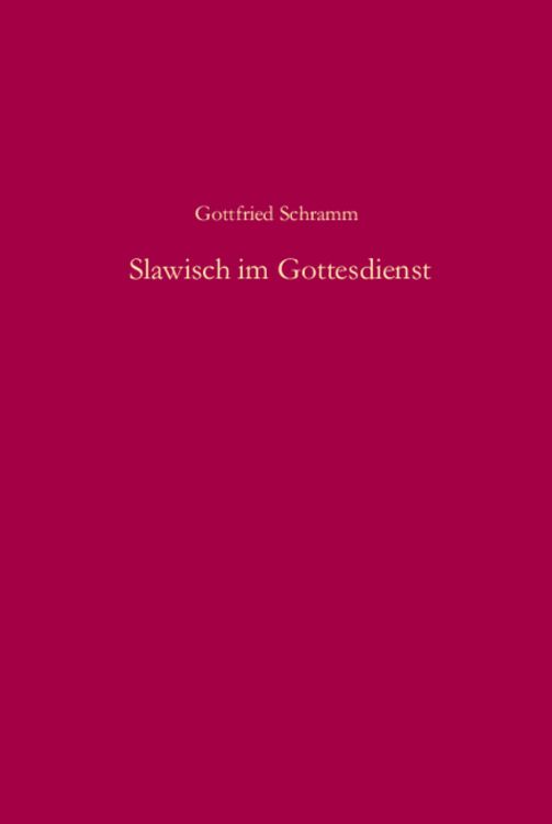 Produktbild: Slawisch im Gottesdienst