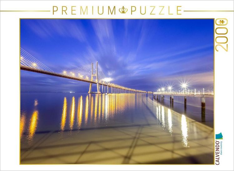 Produktbild: CALVENDO Puzzle Ponte de Vasco da Gama | 2000 Teile Lege-Gr&ouml;&szlig;e 90x67cm Foto-Puzzle f&uuml;r gl&uuml;ckliche Stunden