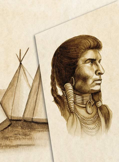 Produktbild: Illustriertes Notizbuch mit Indianerweisheiten