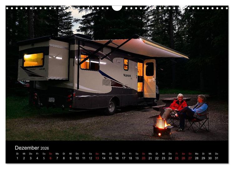 Produktbild: KANADA - Mit Campmobil quer durch (Wandkalender 2026 DIN A3 quer), CALVENDO Monatskalender