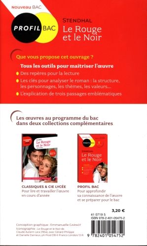Produktbild: Le rouge et le noir, Stendhal