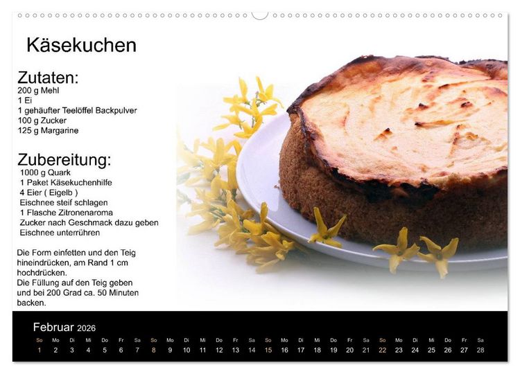 Produktbild: Lieblingsst&uuml;cke (Wandkalender 2026 DIN A2 quer), CALVENDO Monatskalender