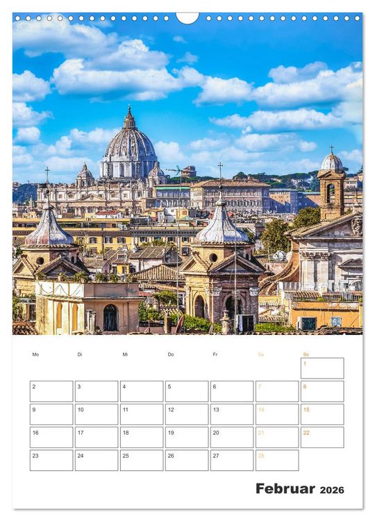 Produktbild: Rom - Kunst, Kultur und Geschichte (Wandkalender 2026 DIN A3 hoch), CALVENDO Monatskalender