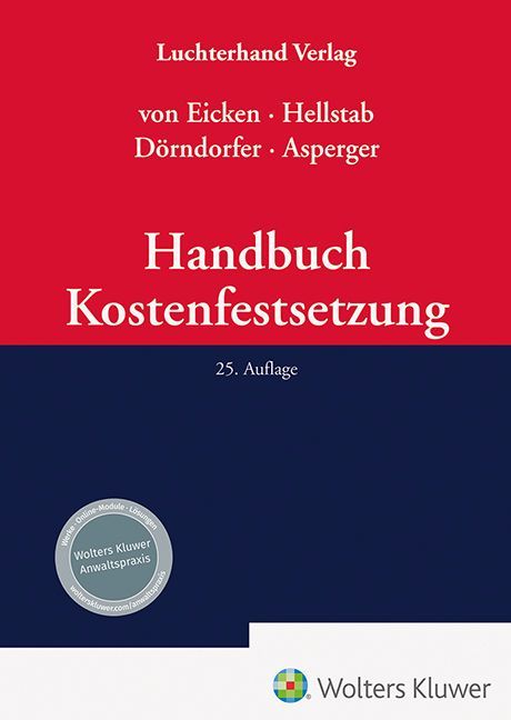 Produktbild: Handbuch Kostenfestsetzung